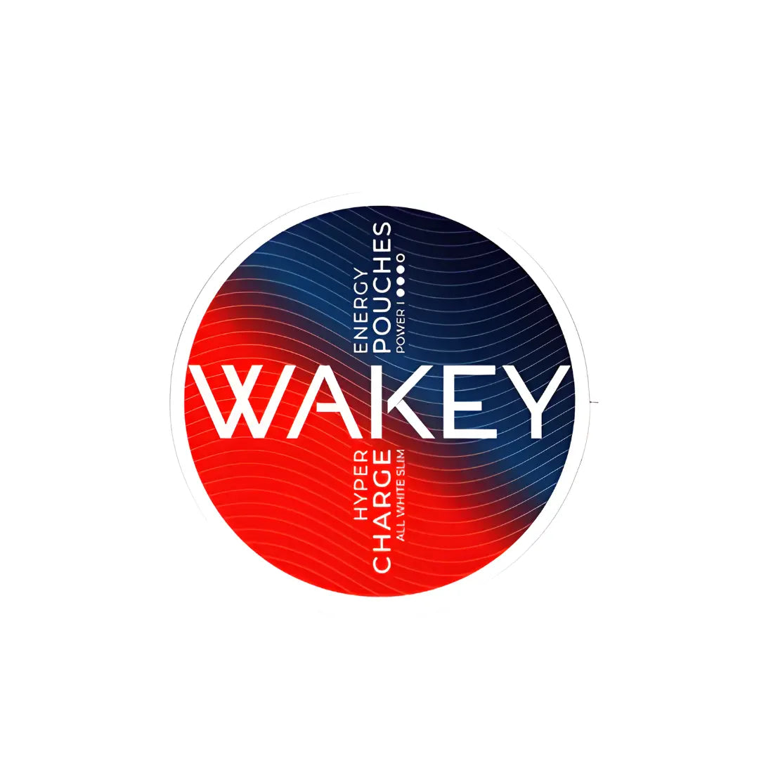 Circular logo design featuring red, blue, and white colors on a transparent background