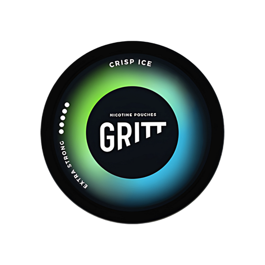 Circular logo featuring 'GRITT' in black, green, and blue gradient design on a transparent background.