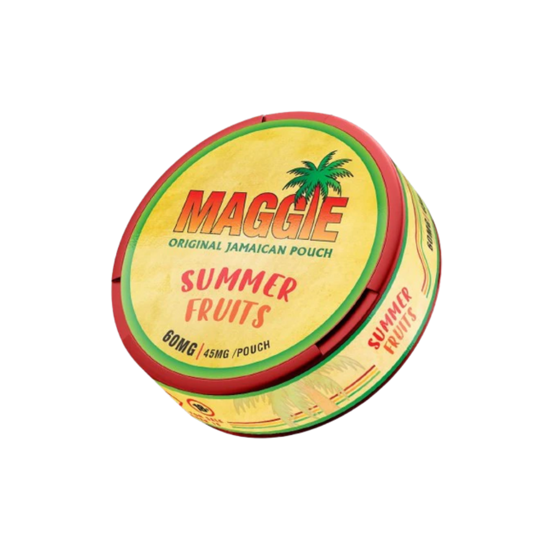Detail close-up of the yellow, red, and green seasoning can featuring a label design on a transparent background